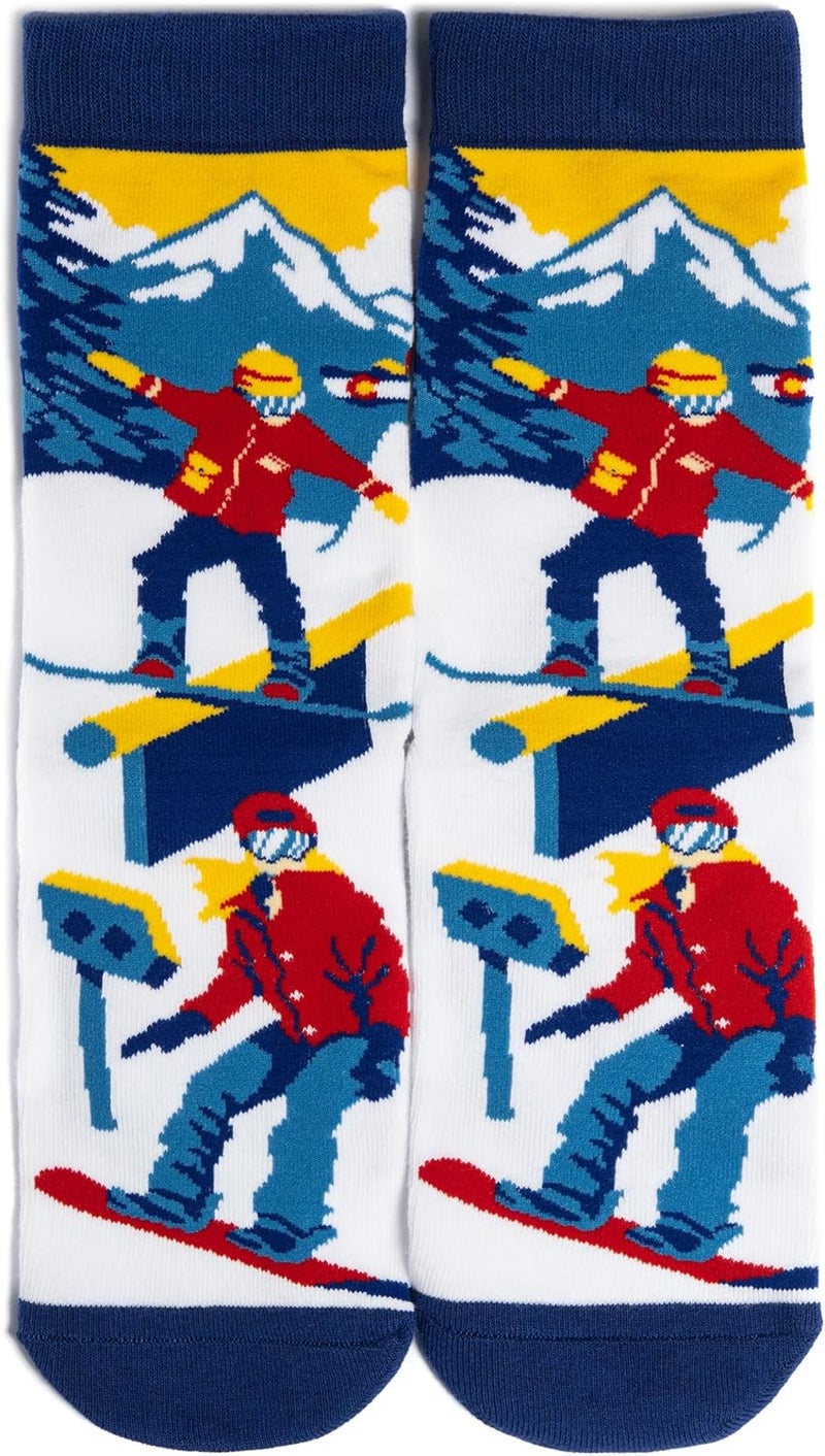 Lavley Ski Socks - Funny socks for skiers and snowboarders - Unisex novelty gift - Great for birthdays or holidays - Image 4